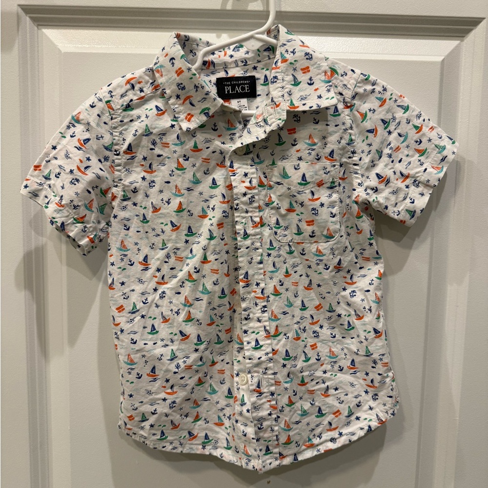 The Children's Place Sailboat Print Shirt